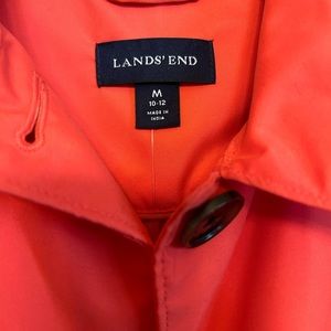 Land’s End Ladies rain trench coat